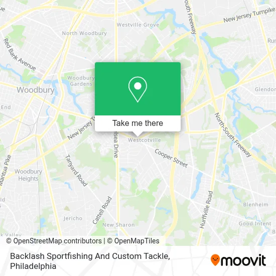 Backlash Sportfishing And Custom Tackle map