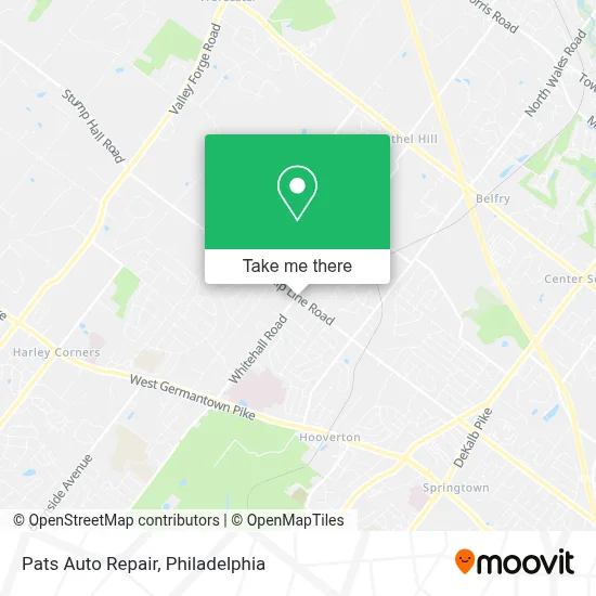 Pats Auto Repair map