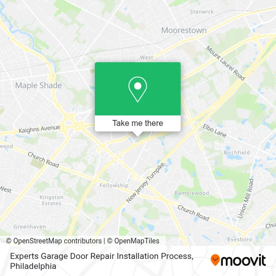 Experts Garage Door Repair Installation Process map