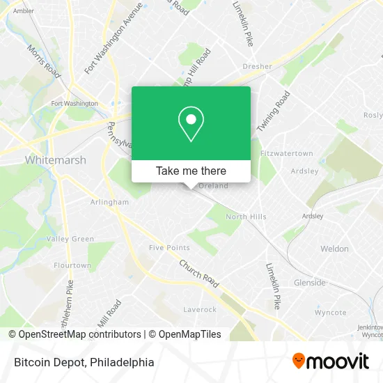 Bitcoin Depot map