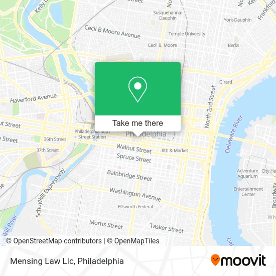 Mensing Law Llc map