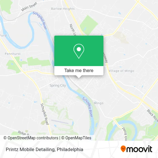 Printz Mobile Detailing map