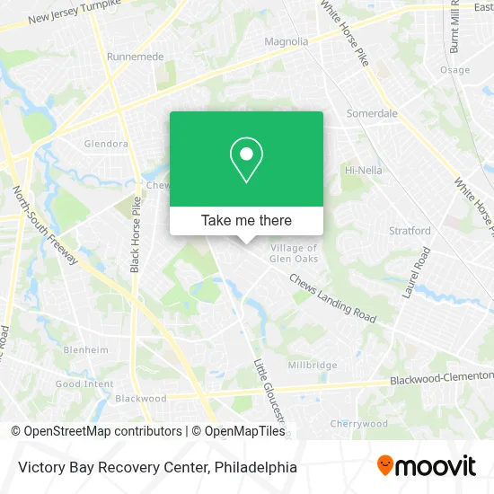 Victory Bay Recovery Center map