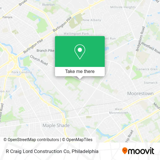 R Craig Lord Construction Co map