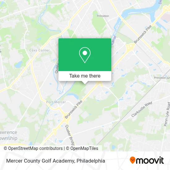 Mercer County Golf Academy map