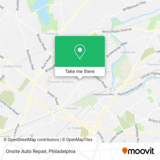Onsite Auto Repair map