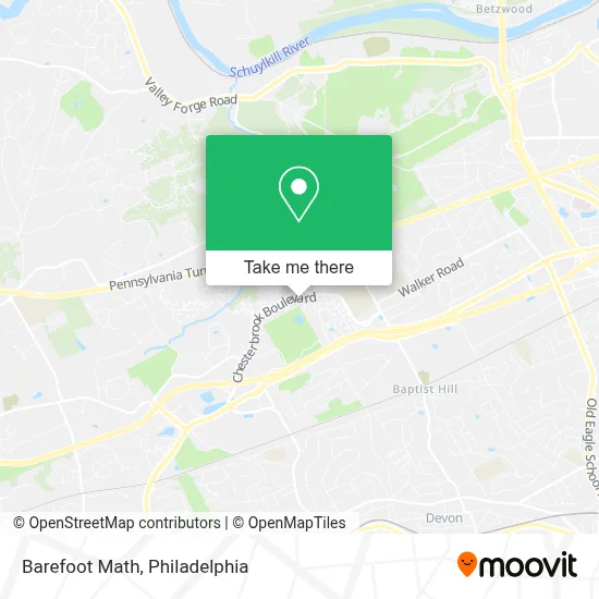 Barefoot Math map