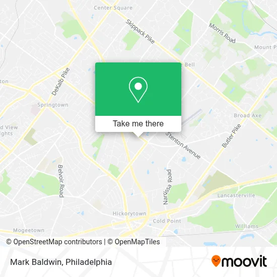 Mark Baldwin map