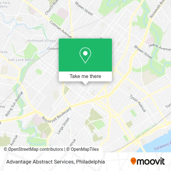 Advantage Abstract Services map
