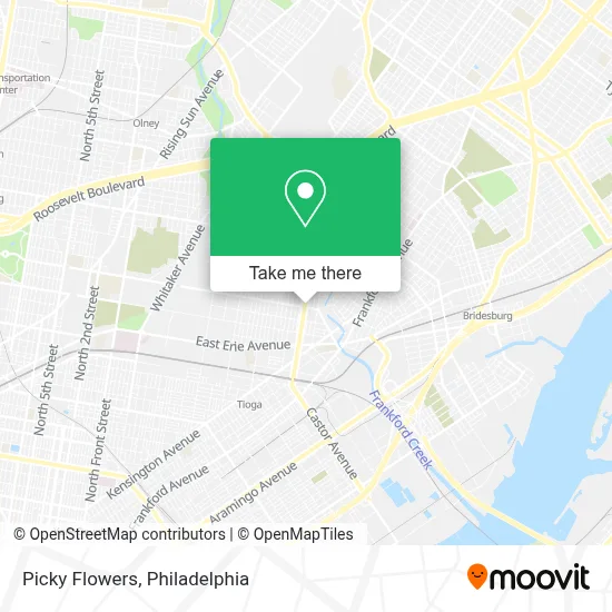 Picky Flowers map