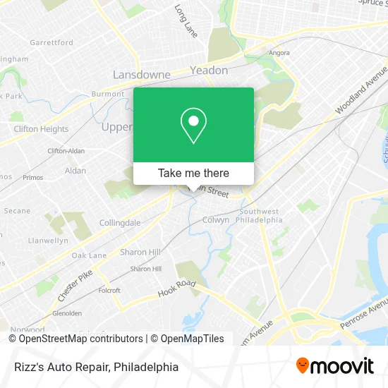 Rizz's Auto Repair map
