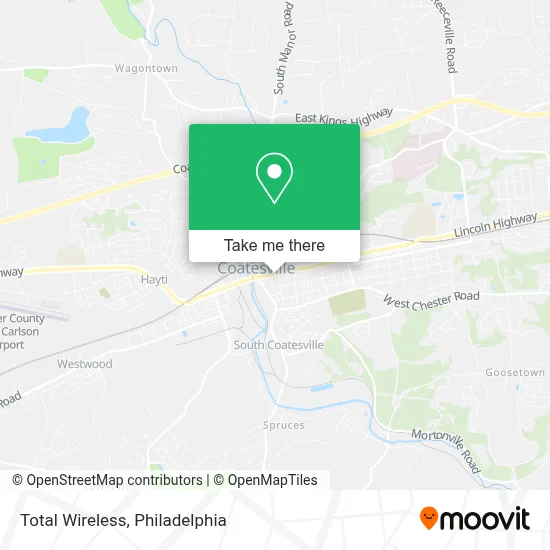 Total Wireless map