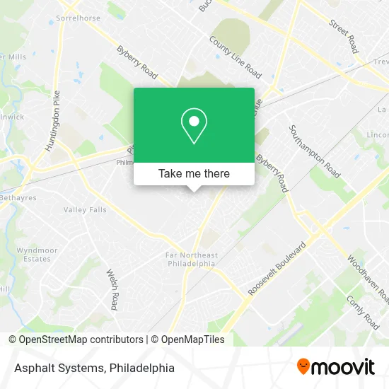 Asphalt Systems map