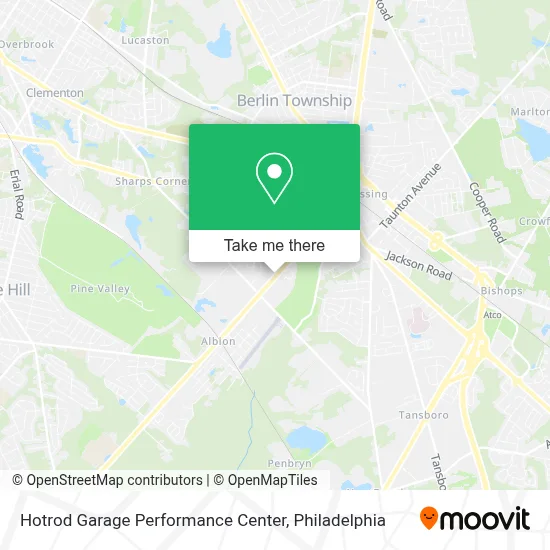 Hotrod Garage Performance Center map