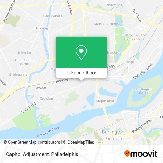 Capitol Adjustment map