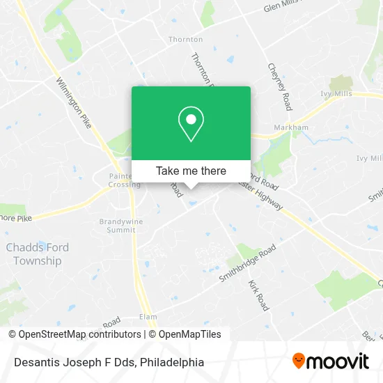 Desantis Joseph F Dds map