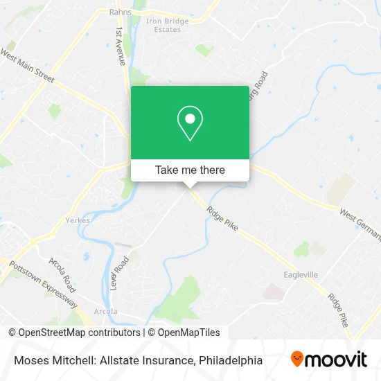 Moses Mitchell: Allstate Insurance map