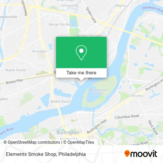 Elements Smoke Shop map