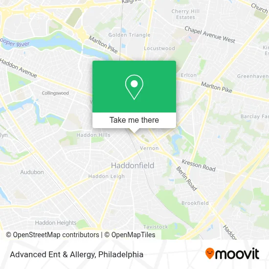 Advanced Ent & Allergy map