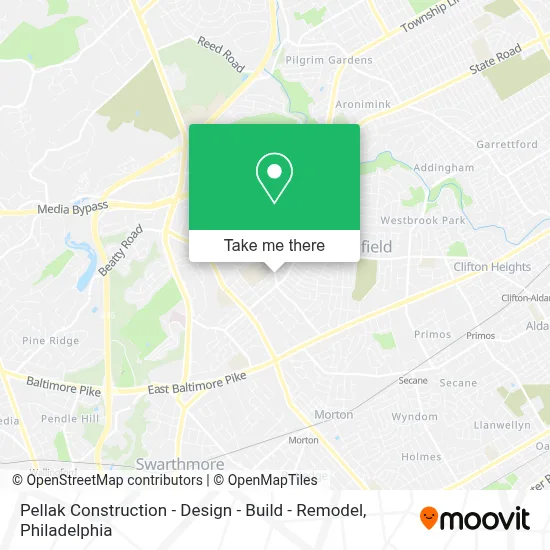 Pellak Construction - Design - Build - Remodel map