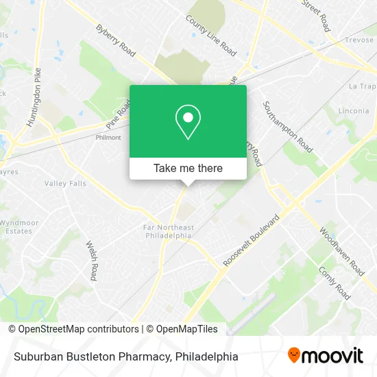 Suburban Bustleton Pharmacy map
