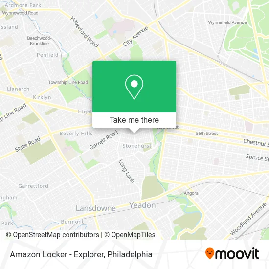 Amazon Locker - Explorer map