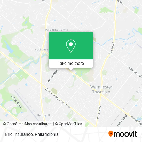 Erie Insurance map