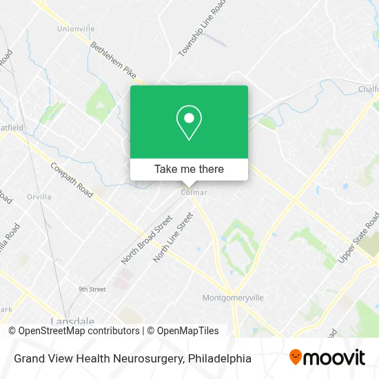 Grand View Health Neurosurgery map
