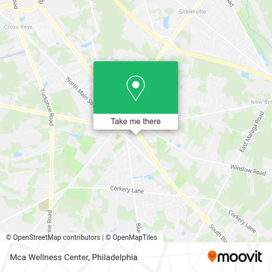 Mca Wellness Center map