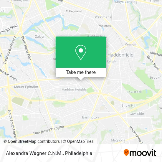 Alexandra Wagner C.N.M. map