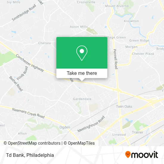 Td Bank map
