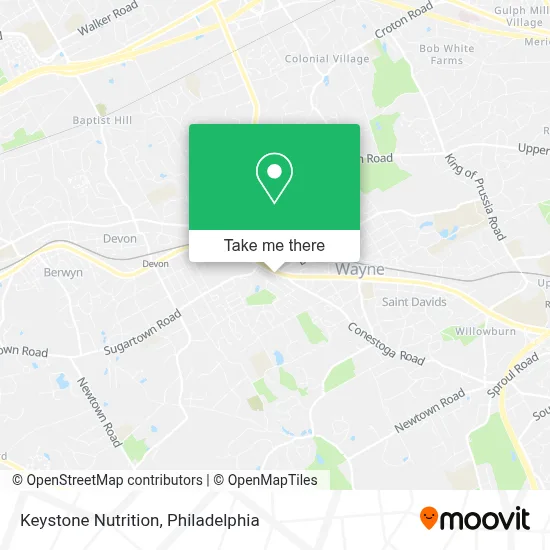 Keystone Nutrition map