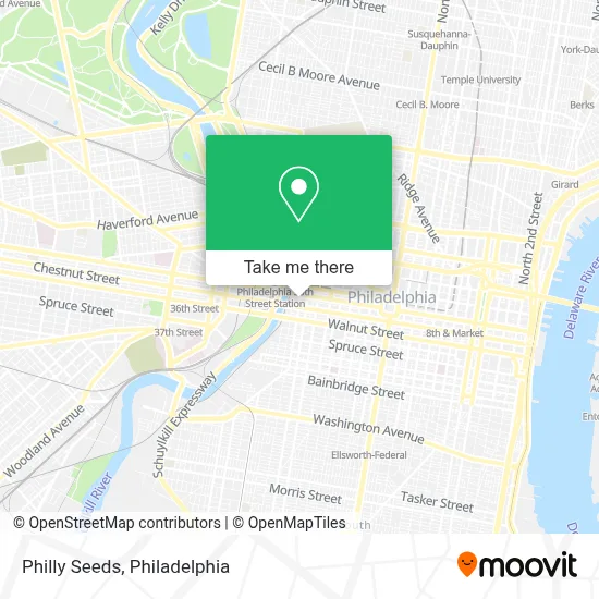 Philly Seeds map