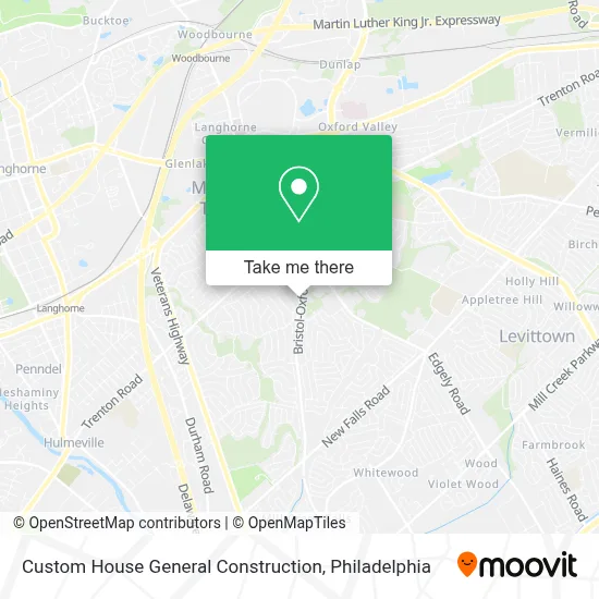 Custom House General Construction map