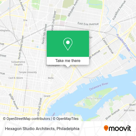 Hexagon Studio Architects map