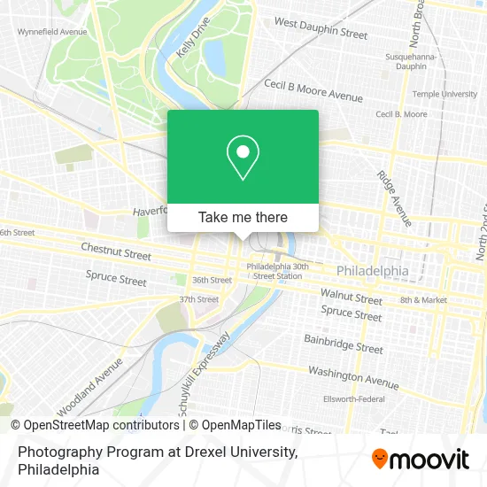 Photography Program at Drexel University map