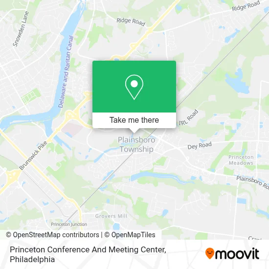 Princeton Conference And Meeting Center map