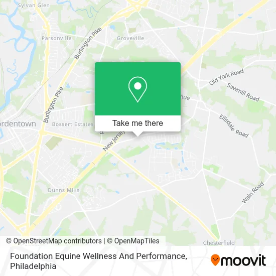 Foundation Equine Wellness And Performance map