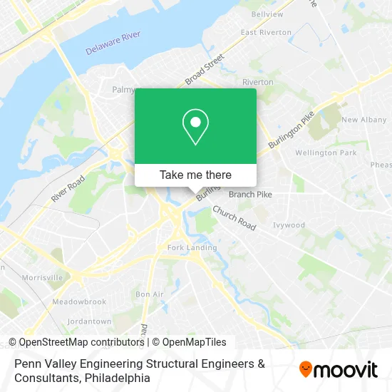 Penn Valley Engineering Structural Engineers & Consultants map