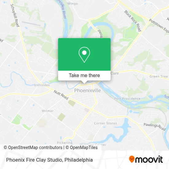 Phoenix Fire Clay Studio map
