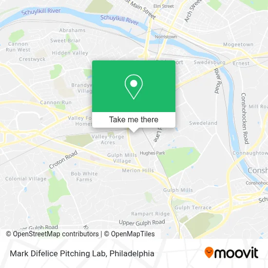 Mark Difelice Pitching Lab map
