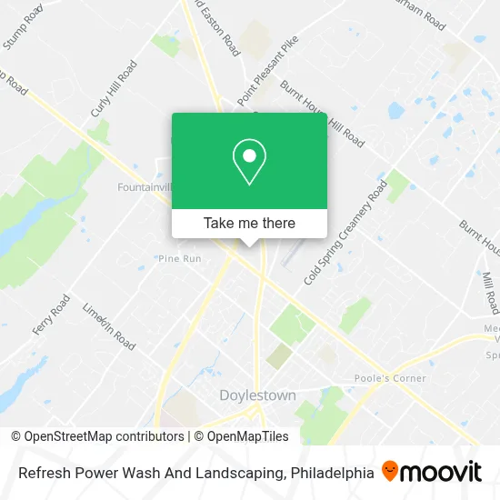 Refresh Power Wash And Landscaping map