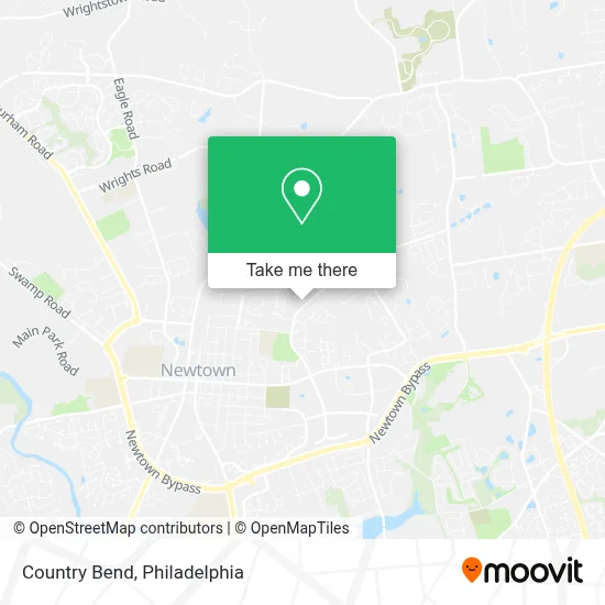 Country Bend map