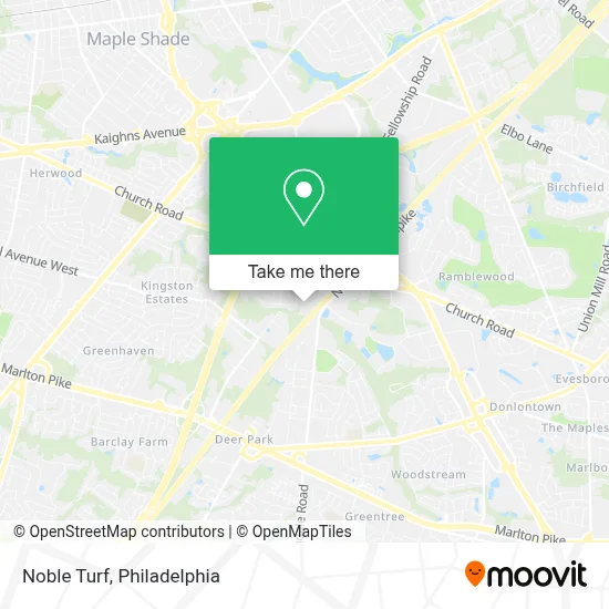 Noble Turf map