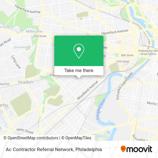 Ac Contractor Referral Network map