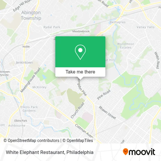 White Elephant Restaurant map