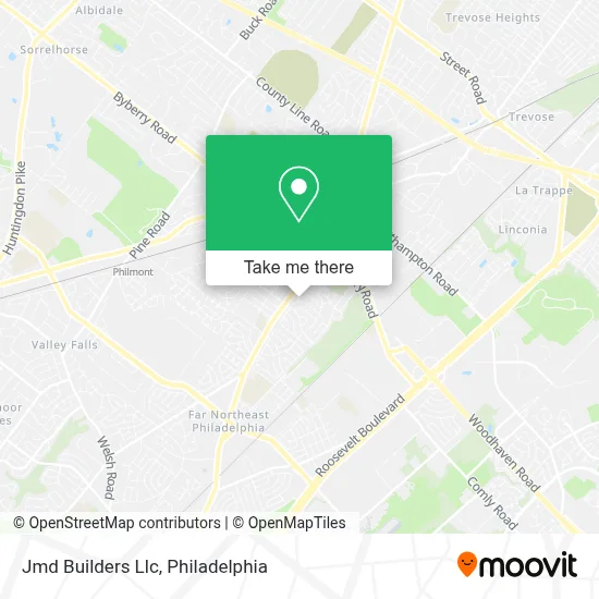Jmd Builders Llc map