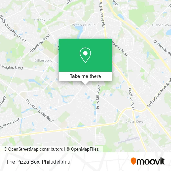 The Pizza Box map