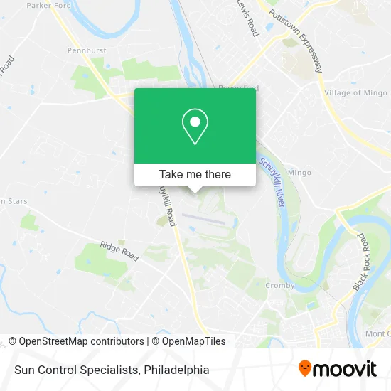 Sun Control Specialists map
