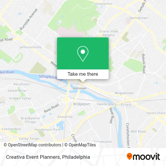 Creativa Event Planners map